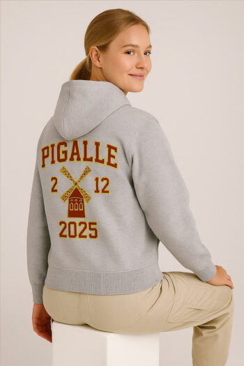 Sweatshirt Capuche Pigalle - Collection Métro Paris 2025
