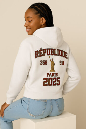 Sweatshirt Capuche République - Collection Métro Paris 2025