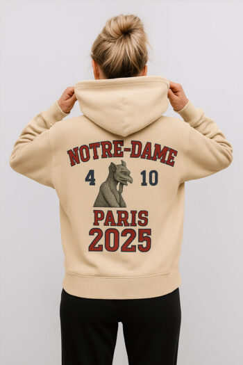 Sweatshirt Capuche Notre-Dame - Collection Métro Paris 2025
