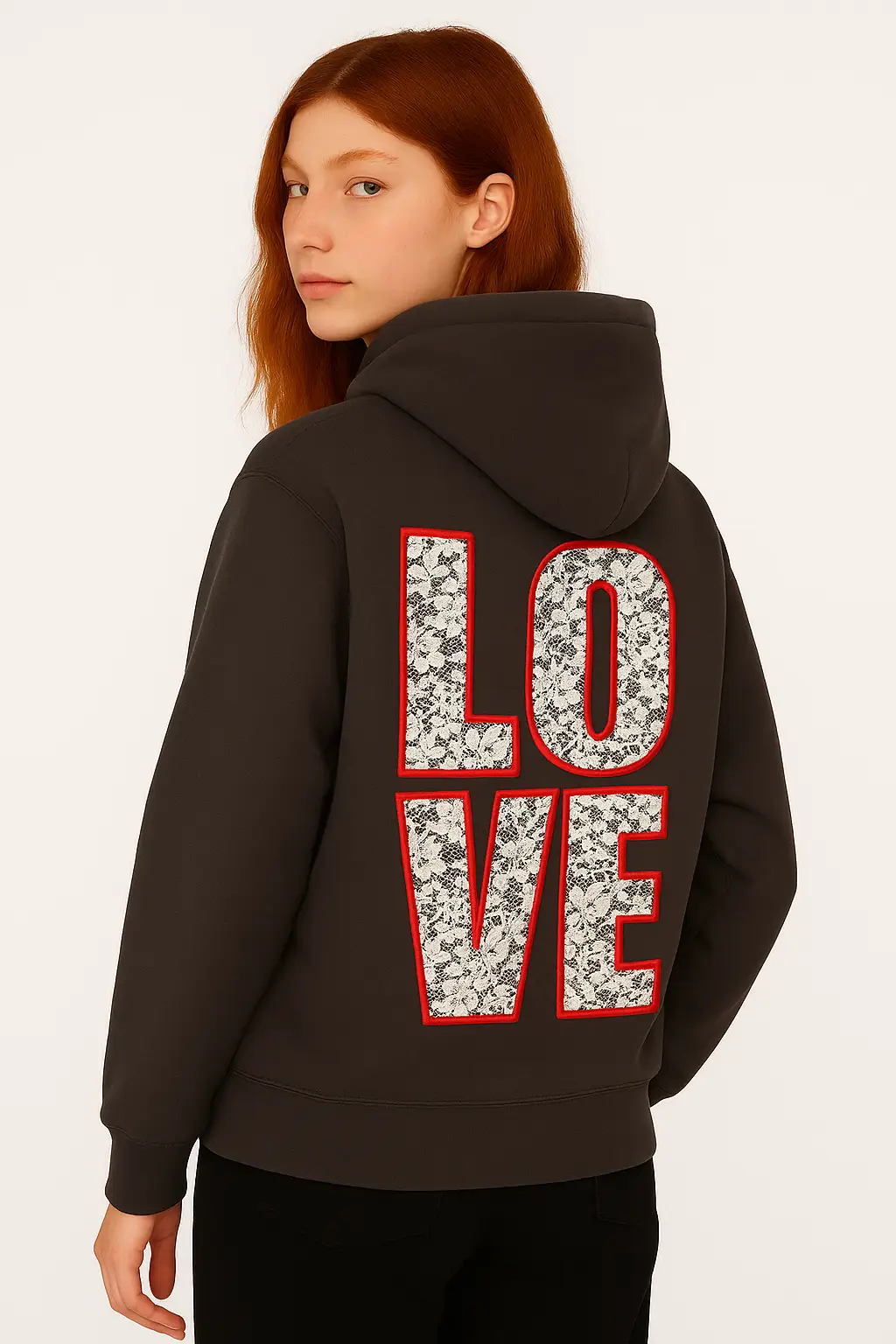 Sweat capuche Premium - LOVE